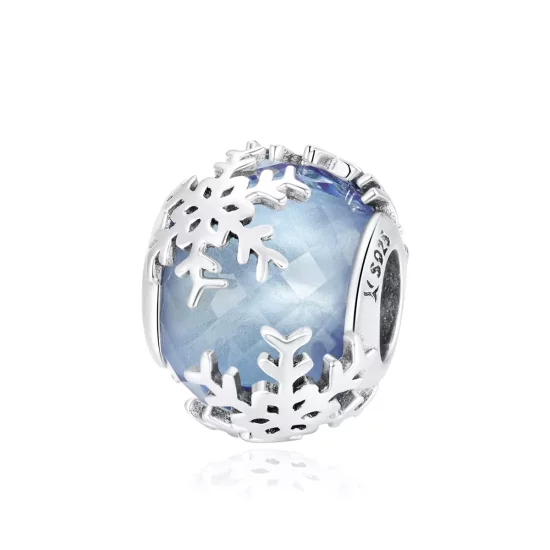 (afbeelding voor) Pandora Style Kristallen Sneeuwvlok Bedel Bedel - SCC1666