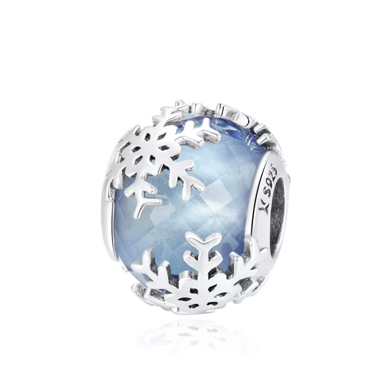 (afbeelding voor) Pandora Style Kristallen Sneeuwvlok Bedel Bedel - SCC1666