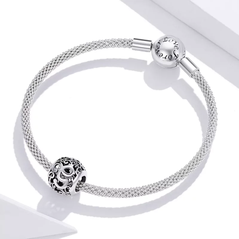(afbeelding voor) Pandora Style Opengewerkte bloemenletter G Bedel - SCC1444-G - Bekijken 3