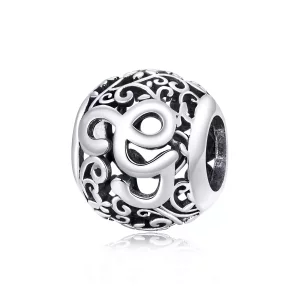 Pandora Style Opengewerkte bloemenletter G Bedel - SCC1444-G (afbeelding voor) Pandora Style Opengewerkte bloemenletter G Bedel - SCC1444-G