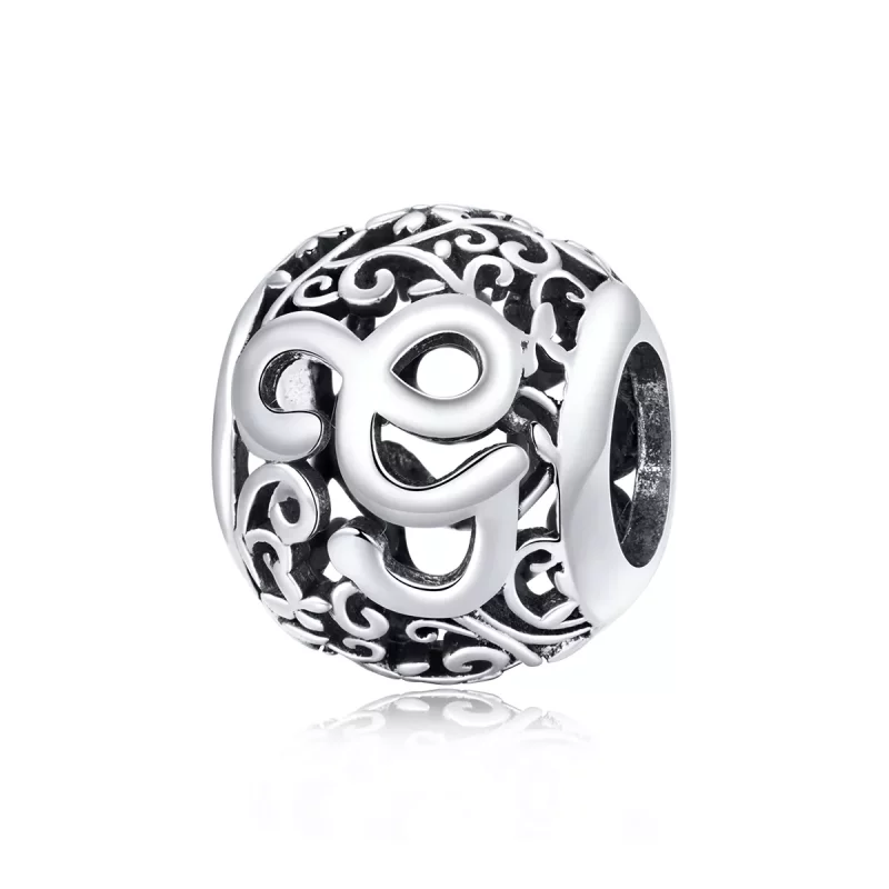 (afbeelding voor) Pandora Style Opengewerkte bloemenletter G Bedel - SCC1444-G