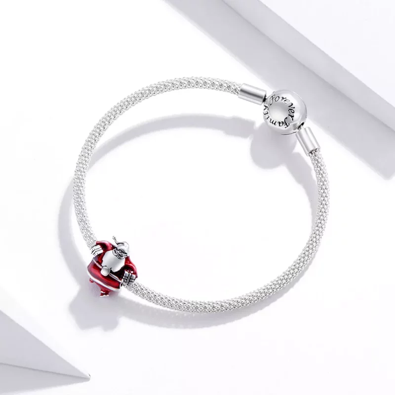 (afbeelding voor) Pandora Style Santa Claus Charm Bedel - SCC1664 - Bekijken 3