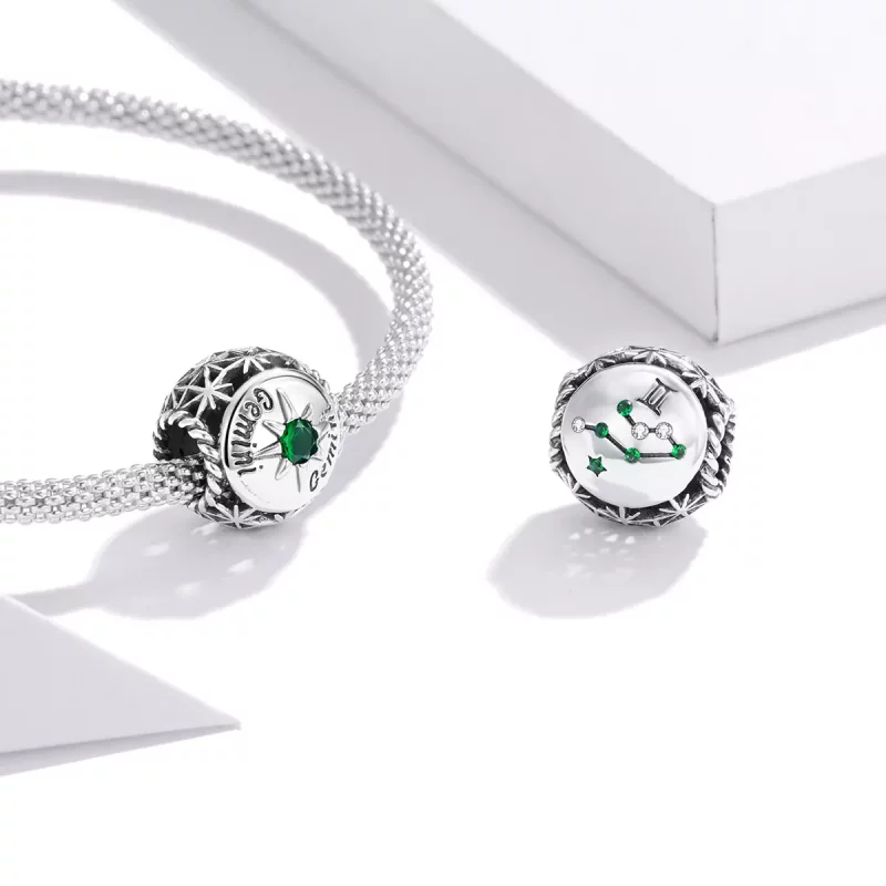 (afbeelding voor) Pandora Style Shining Tweelingen Bedel - SCC1725-7 - Bekijken 3