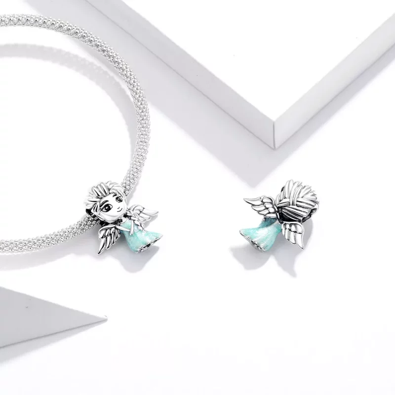 (afbeelding voor) Pandora Style Sneeuw Fairy Charm Bedel - SCC1652 - Bekijken 4