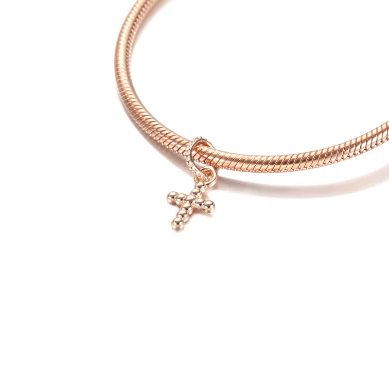 (afbeelding voor) PANDORA Beaded Cross Hangende Bedel - 789332C00 - Bekijken 5