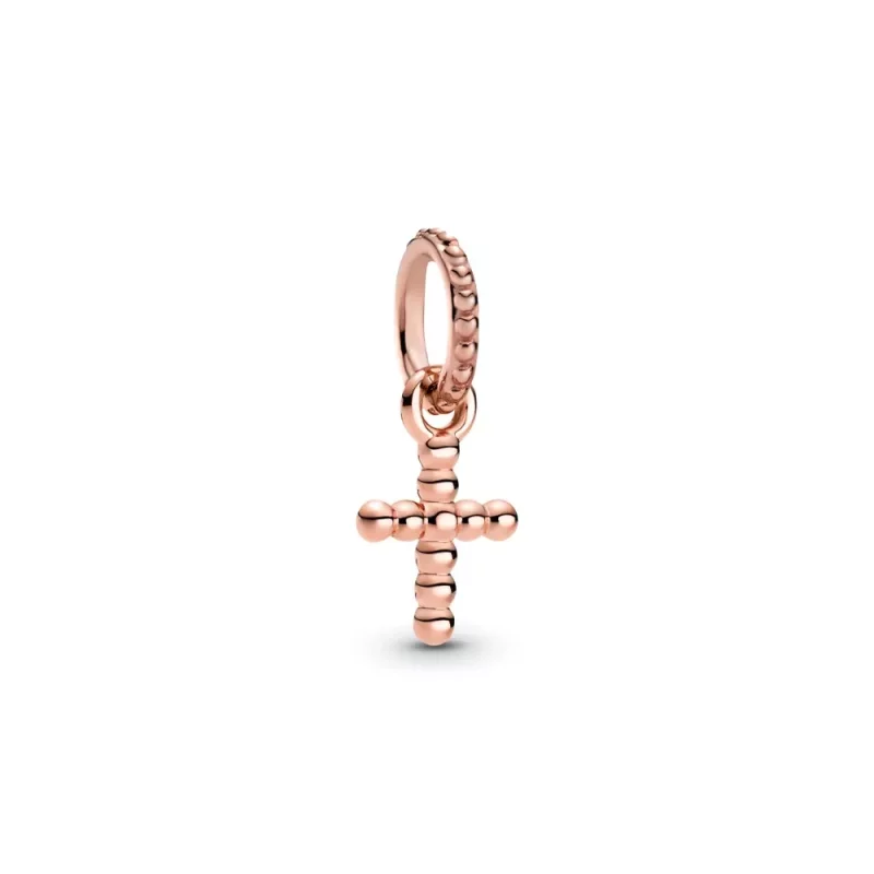 (afbeelding voor) PANDORA Beaded Cross Hangende Bedel - 789332C00