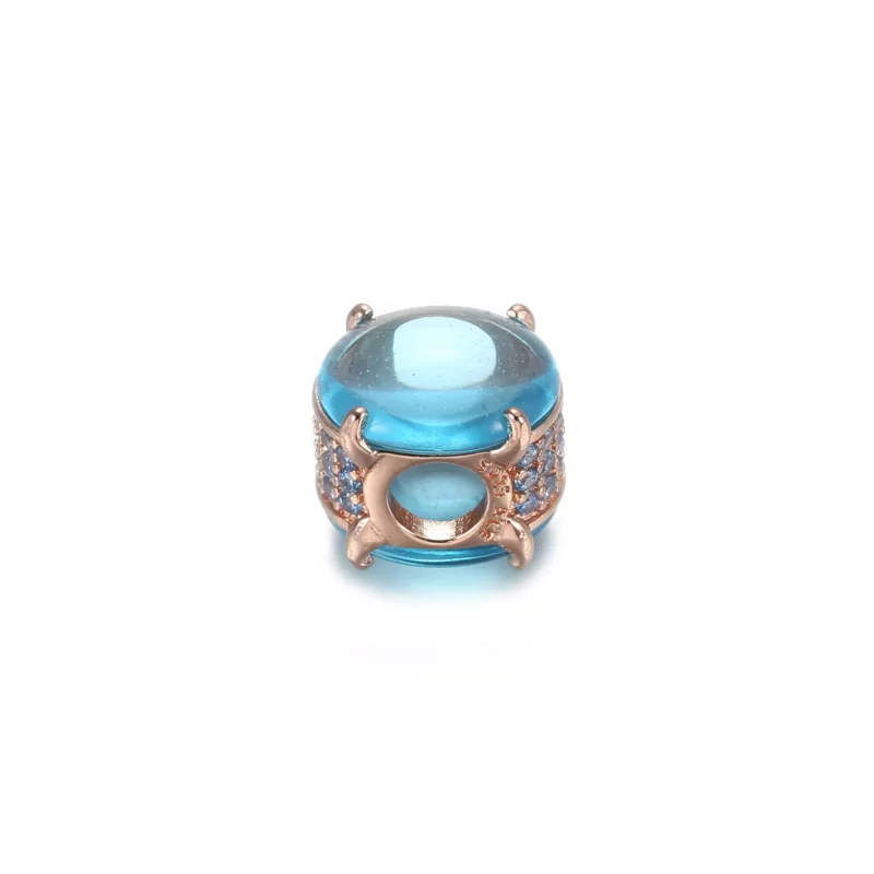 (afbeelding voor) PANDORA Blue Oval Cabochon Bedel - 789309C01 - Bekijken 3