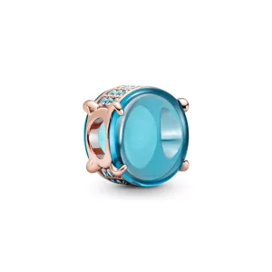 (afbeelding voor) PANDORA Blue Oval Cabochon Bedel - 789309C01