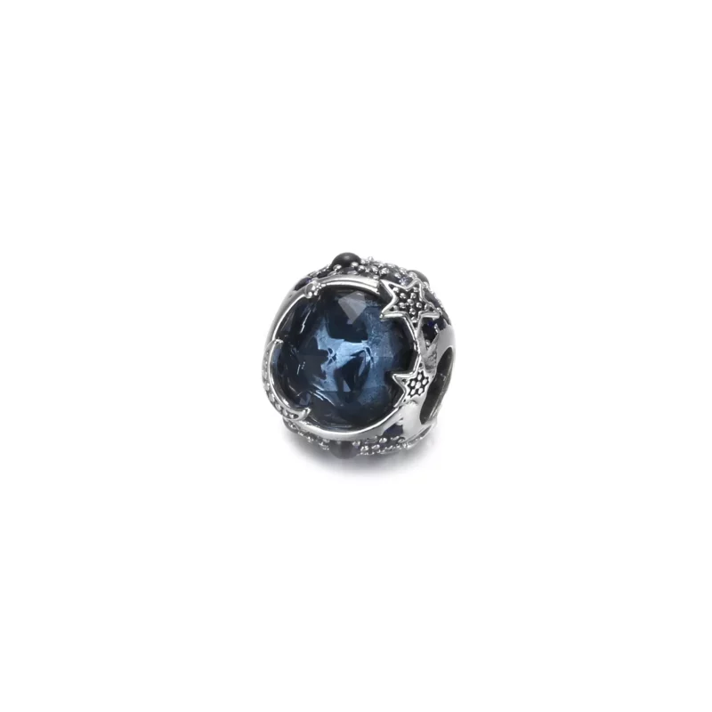 (afbeelding voor) PANDORA Celestial Blue Sparkling Stars Bedel - 799209C01 - Bekijken 2