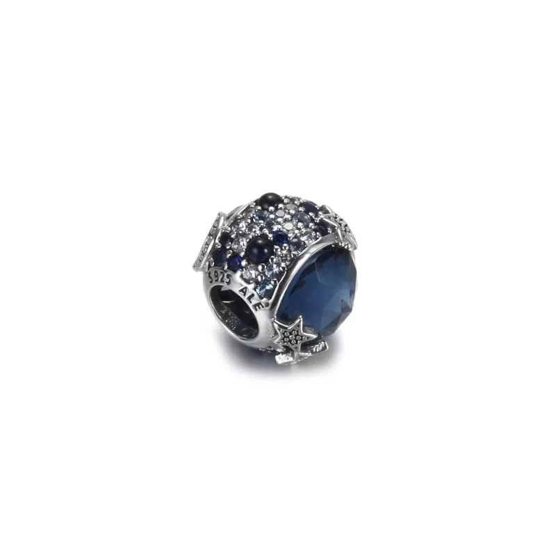 (afbeelding voor) PANDORA Celestial Blue Sparkling Stars Bedel - 799209C01 - Bekijken 4