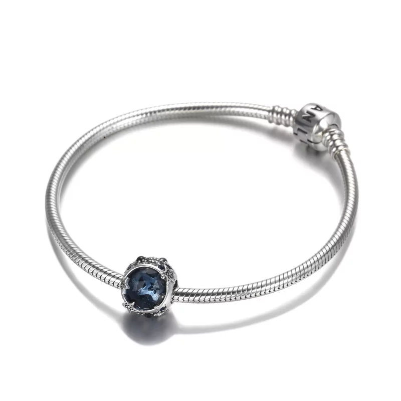 (afbeelding voor) PANDORA Celestial Blue Sparkling Stars Bedel - 799209C01 - Bekijken 5