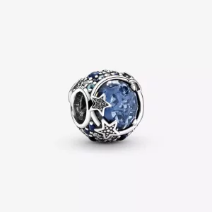 (afbeelding voor) PANDORA Celestial Blue Sparkling Stars Bedel - 799209C01