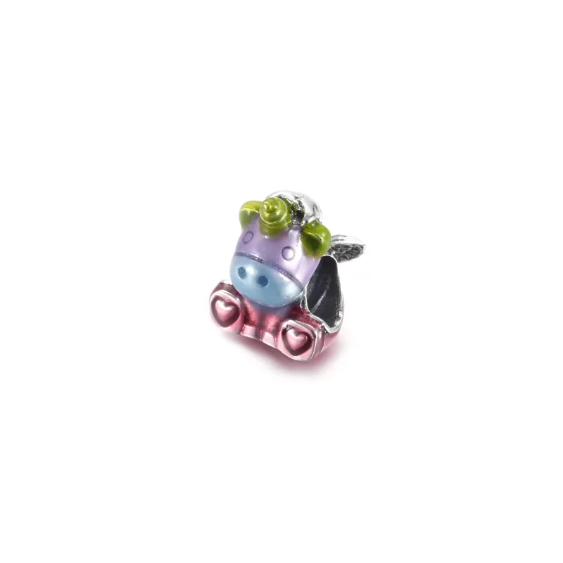 (afbeelding voor) PANDORA Colourful Rainbow Bruno the Unicorn Bedel - 799353C01 - Bekijken 2