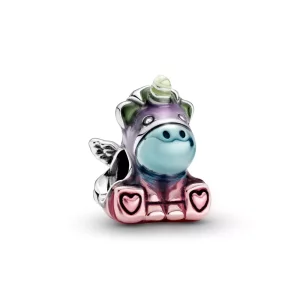 (afbeelding voor) PANDORA Colourful Rainbow Bruno the Unicorn Bedel - 799353C01