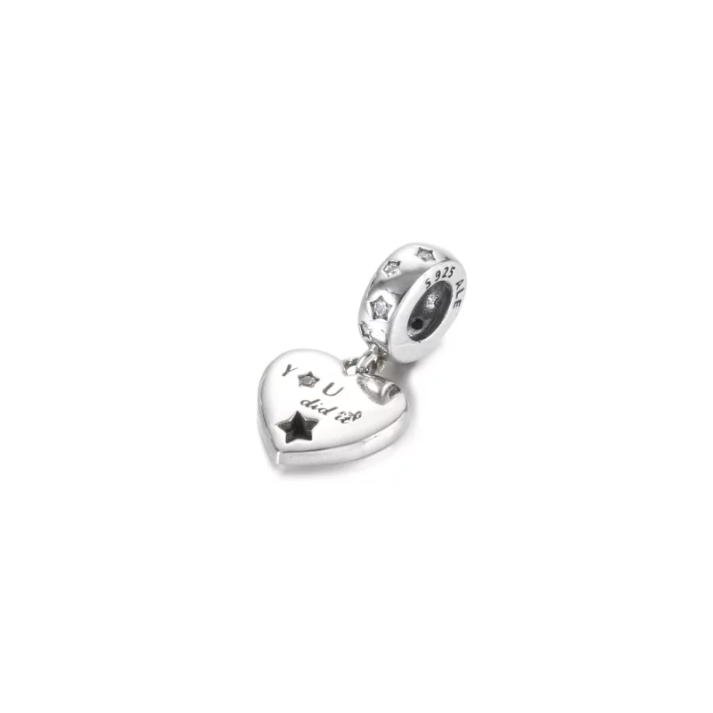 (afbeelding voor) PANDORA Congratulations Heart & Stars Hangende Bedel - 799323C01 - Bekijken 2