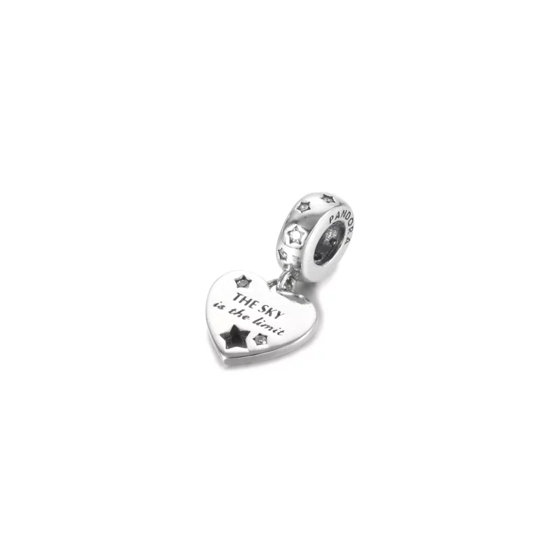 (afbeelding voor) PANDORA Congratulations Heart & Stars Hangende Bedel - 799323C01 - Bekijken 3