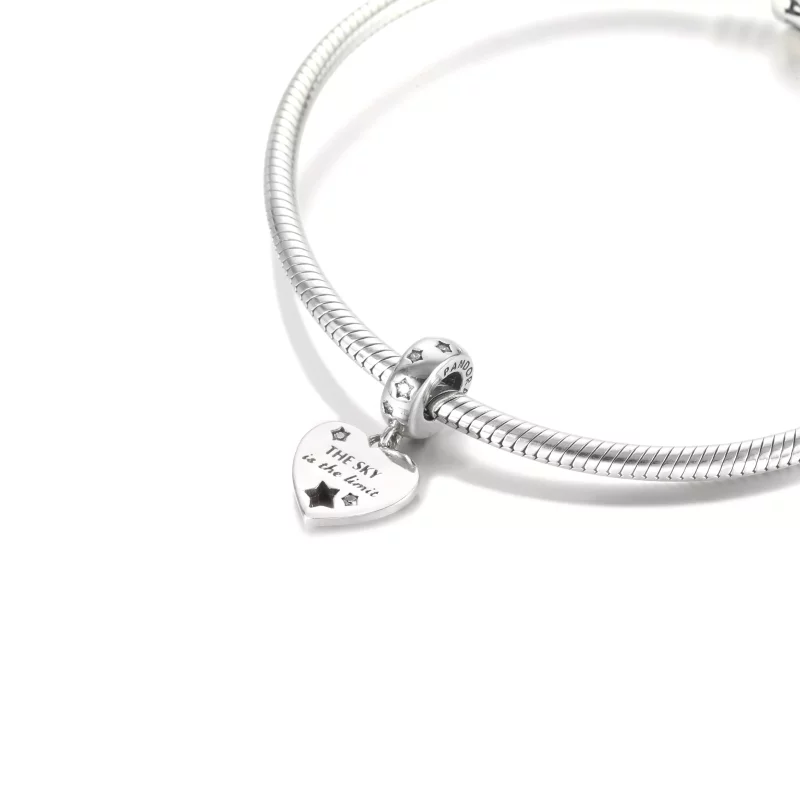 (afbeelding voor) PANDORA Congratulations Heart & Stars Hangende Bedel - 799323C01 - Bekijken 5
