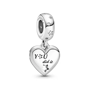 (afbeelding voor) PANDORA Congratulations Heart & Stars Hangende Bedel - 799323C01