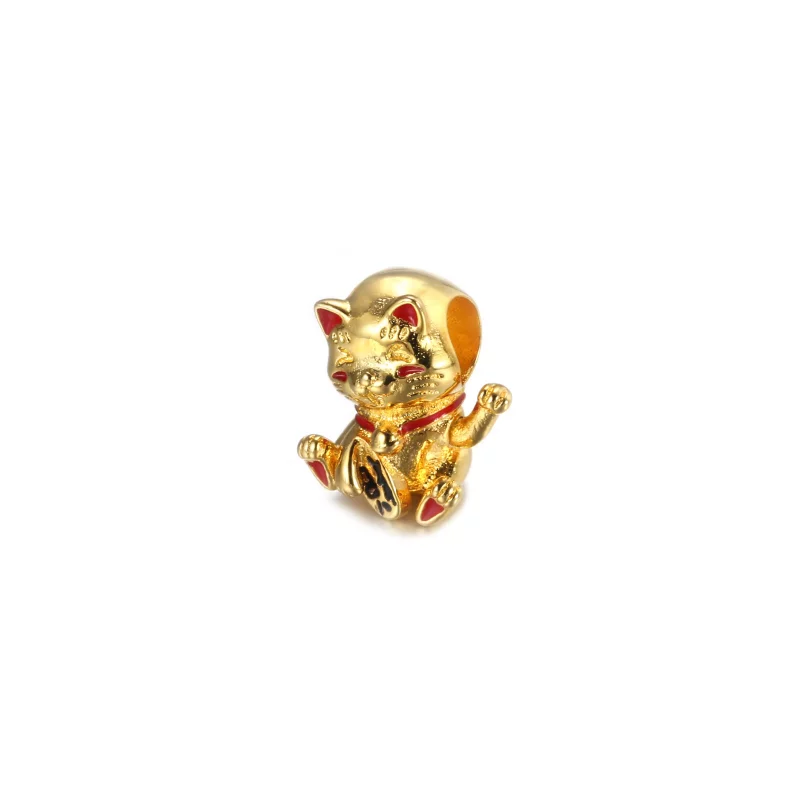 (afbeelding voor) PANDORA Cute Fortune Cat Bedel - 769271C01 - Bekijken 2