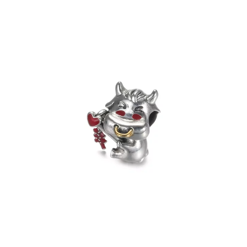 (afbeelding voor) PANDORA Cute Ox Bedel - 799268C01 - Bekijken 2