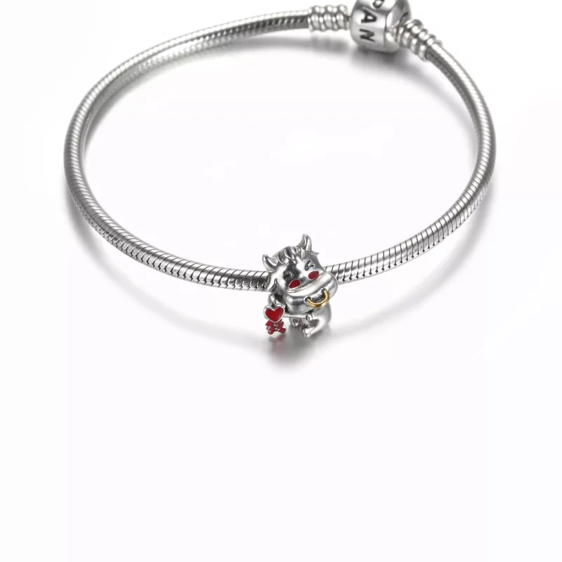 (afbeelding voor) PANDORA Cute Ox Bedel - 799268C01 - Bekijken 5