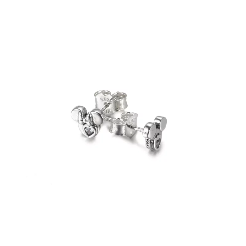 (afbeelding voor) Disney Mickey Mouse & Minnie Mouse Silhouette Stud Earrings - 299258C01 - Bekijken 3