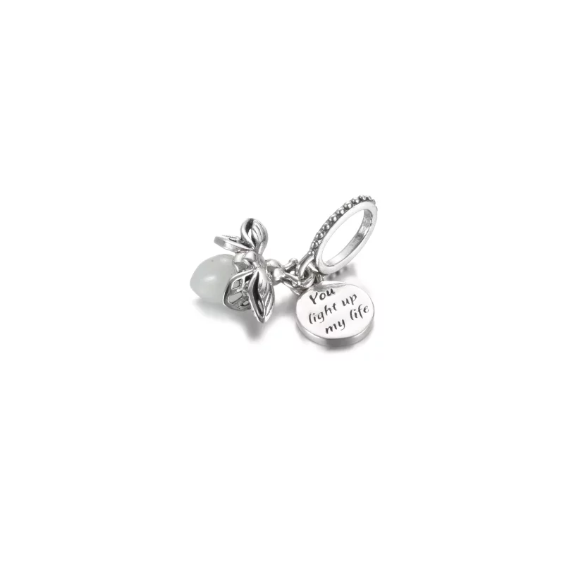 (afbeelding voor) PANDORA Glow-in-the-dark Firefly Hangende Bedel - 799352C01 - Bekijken 2