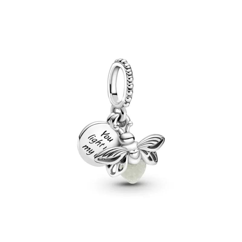 (afbeelding voor) PANDORA Glow-in-the-dark Firefly Hangende Bedel - 799352C01
