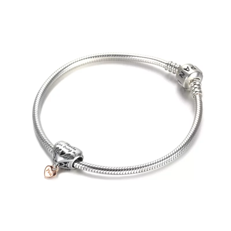 (afbeelding voor) PANDORA Hart Bedel met Tekst 'Love You Mum' - 788830C00 - Bekijken 5