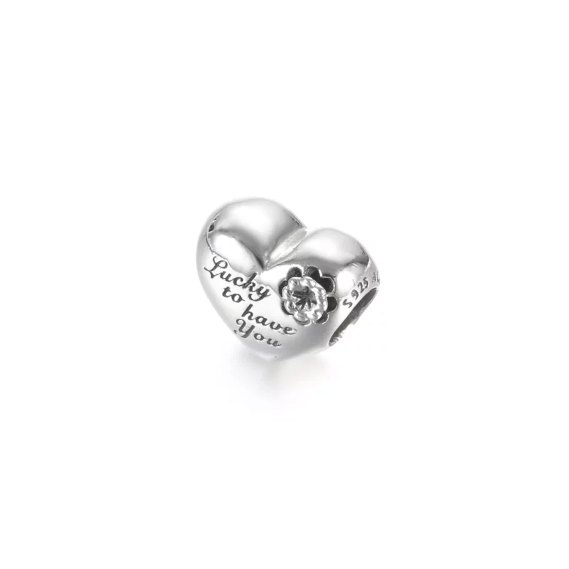 (afbeelding voor) PANDORA Heart & Clover Bedel - 799364C00 - Bekijken 3