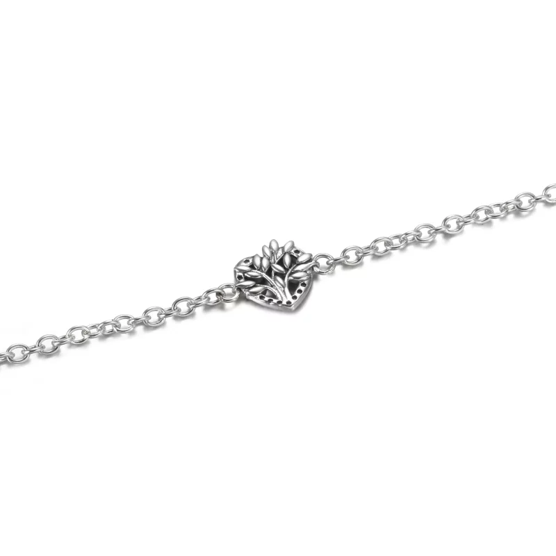 (afbeelding voor) PANDORA Heart Family Tree Chain Bracelet - 599292C01 - Bekijken 3