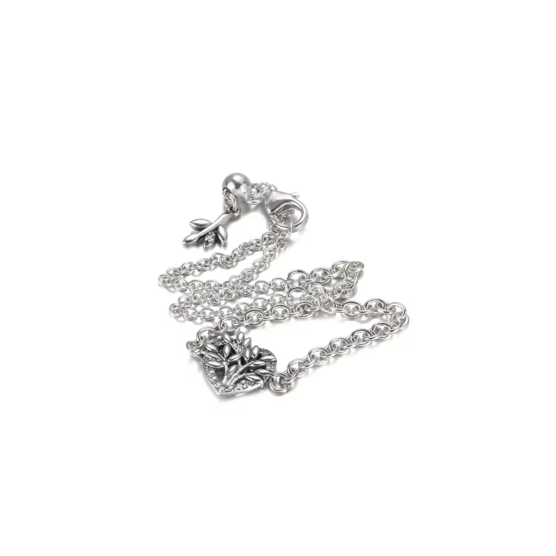 (afbeelding voor) PANDORA Heart Family Tree Chain Bracelet - 599292C01 - Bekijken 5