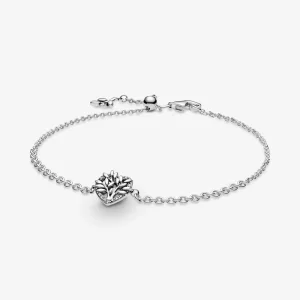 (afbeelding voor) PANDORA Heart Family Tree Chain Bracelet - 599292C01
