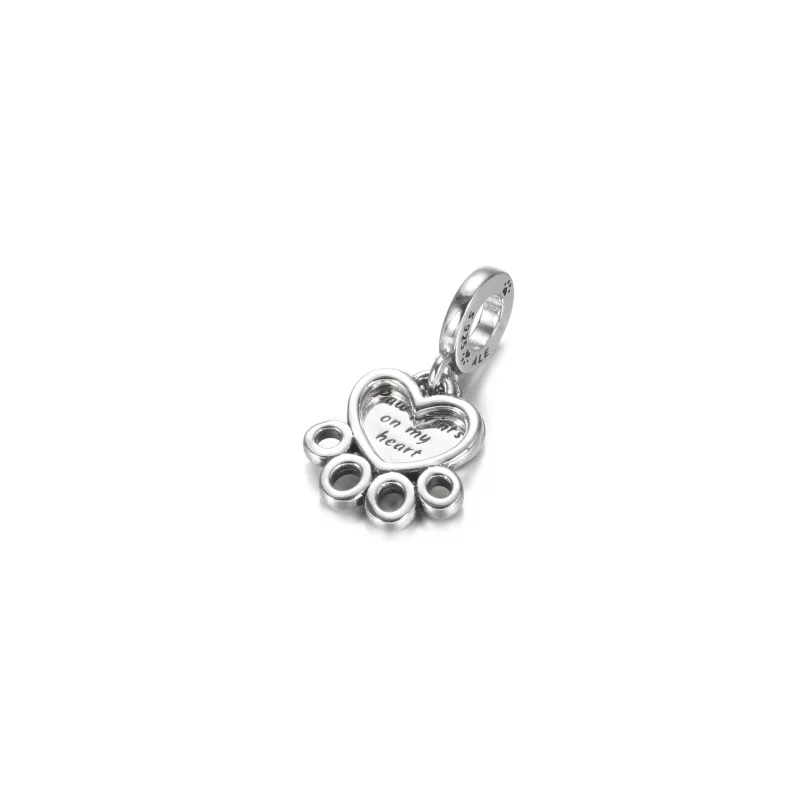 (afbeelding voor) PANDORA Hearts & Paw Print Hangende Bedel - 799360C00 - Bekijken 3