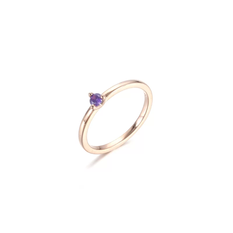 (afbeelding voor) Light Blue Solitaire Ring 189259c02 - Bekijken 5