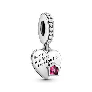 (afbeelding voor) Love My Home Heart Hangende Bedel 799324c01