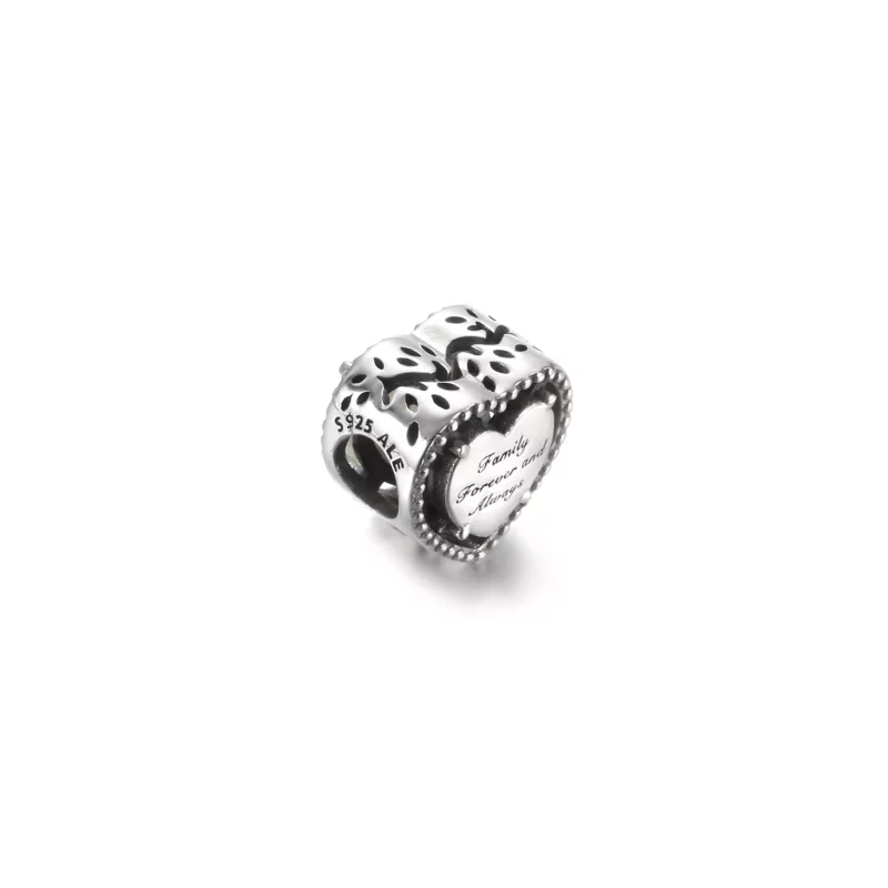 (afbeelding voor) Openwork Heart Family Tree Bedel 799413c01 - Bekijken 4