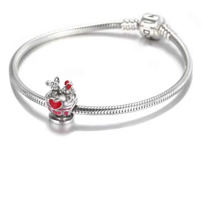 (afbeelding voor) PANDORA Disney Parken Mickey en Minnie Theekopjes Bedel - 799265C01 - Bekijken 6