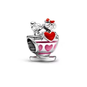 (afbeelding voor) PANDORA Disney Parken Mickey en Minnie Theekopjes Bedel - 799265C01