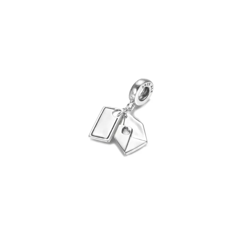 (afbeelding voor) PANDORA Gegraveerde brief en envelop Hangende Bedel - 799274C00 - Bekijken 2
