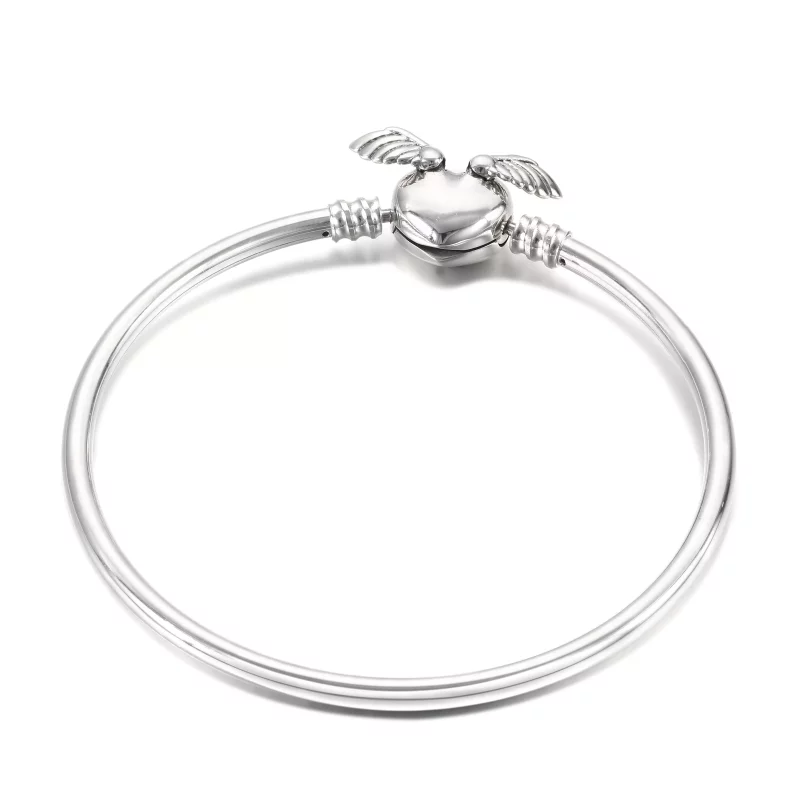 (afbeelding voor) PANDORA Gevleugeld Hart Bangle - 599379C00 - Bekijken 3
