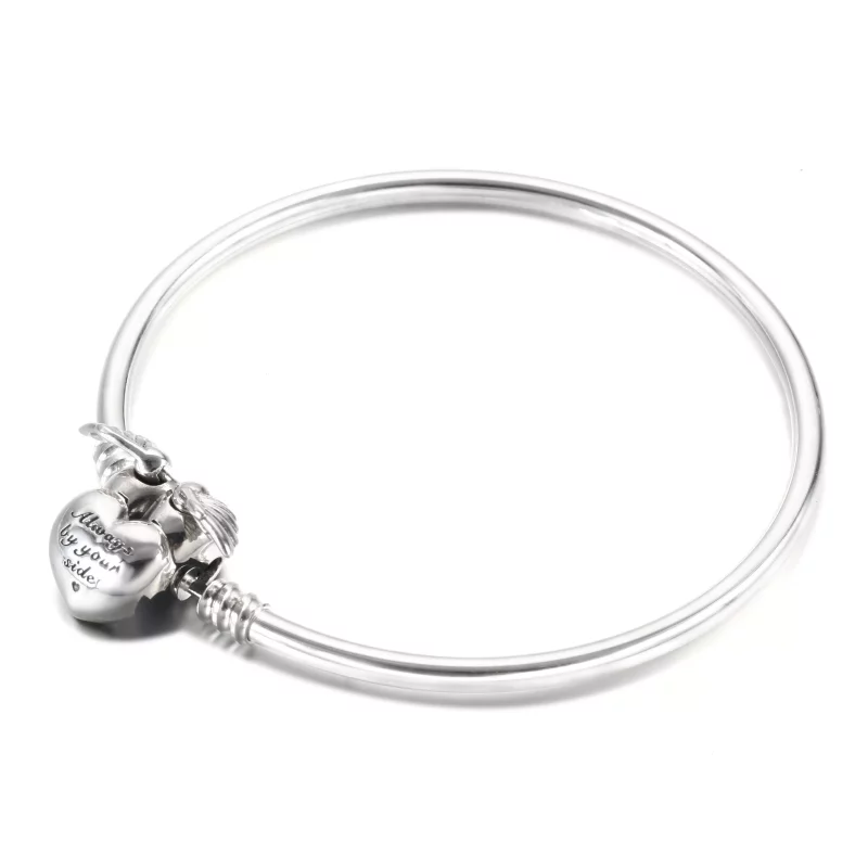 (afbeelding voor) PANDORA Gevleugeld Hart Bangle - 599379C00 - Bekijken 4