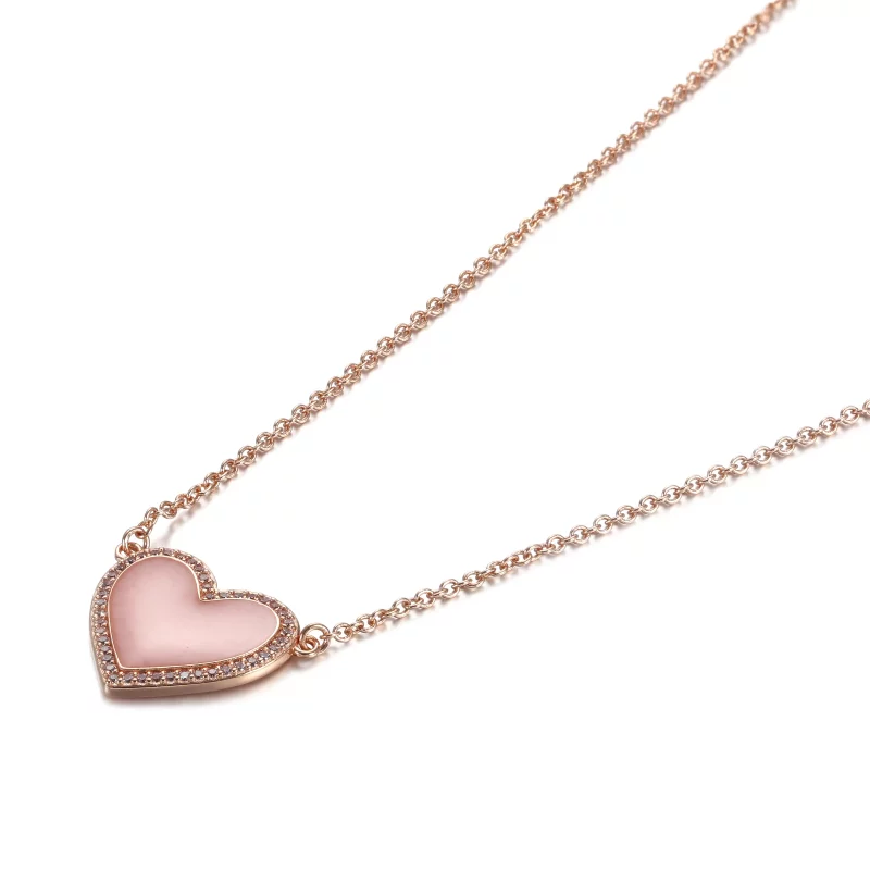 (afbeelding voor) PANDORA Het roze Hart van de Werveling Ketting - 389279C01 - Bekijken 2