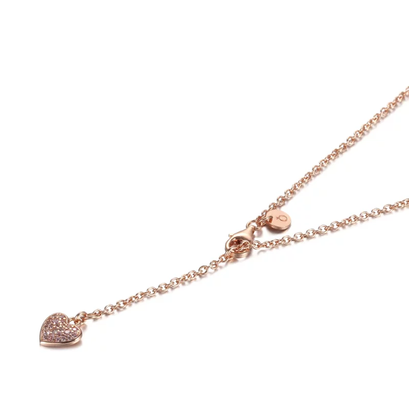 (afbeelding voor) PANDORA Het roze Hart van de Werveling Ketting - 389279C01 - Bekijken 5