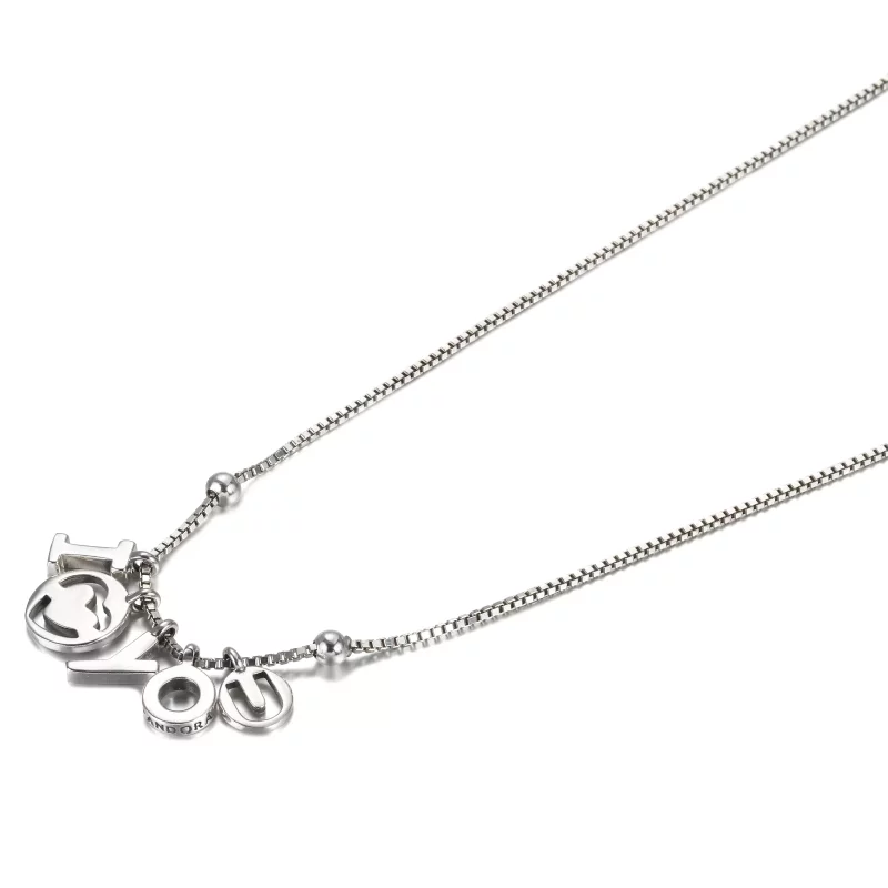 (afbeelding voor) PANDORA Ik hou van jou Ketting - 396580-60 - Bekijken 2