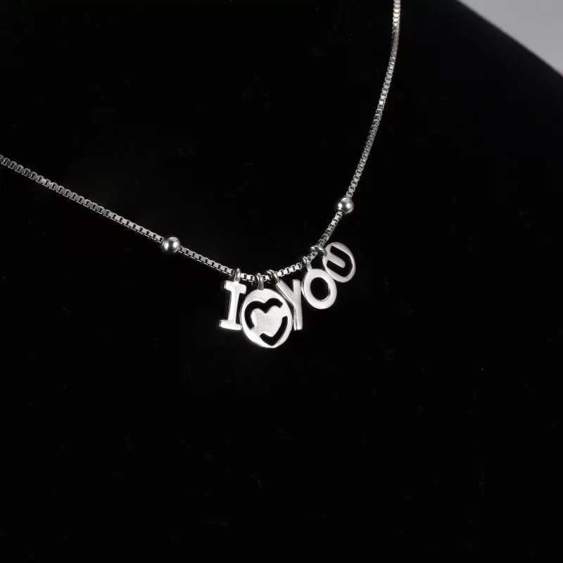 (afbeelding voor) PANDORA Ik hou van jou Ketting - 396580-60 - Bekijken 5