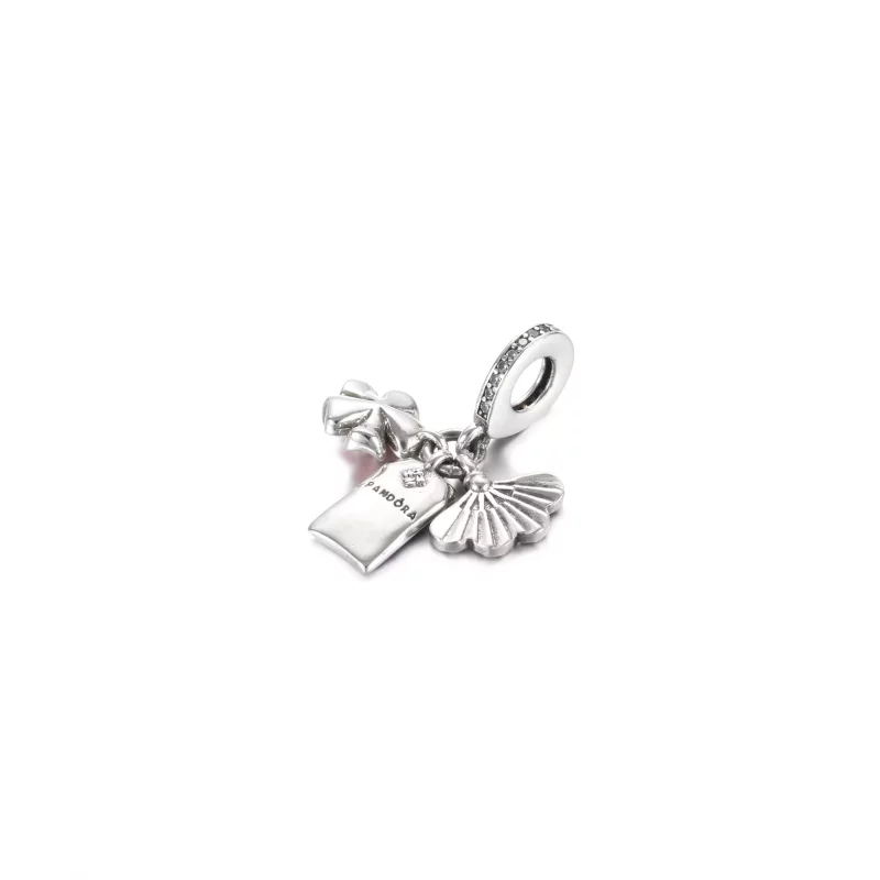 (afbeelding voor) PANDORA Japanse Sakura, Omamori & Fan Hangende Bedel - 799326C01 - Bekijken 3