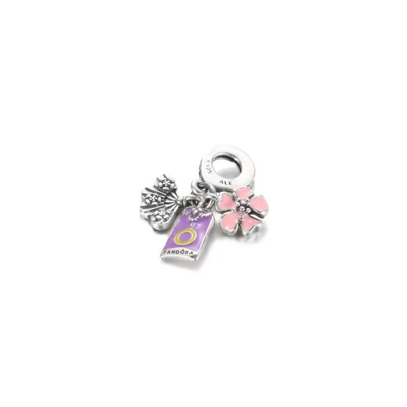 (afbeelding voor) PANDORA Japanse Sakura, Omamori & Fan Hangende Bedel - 799326C01 - Bekijken 4
