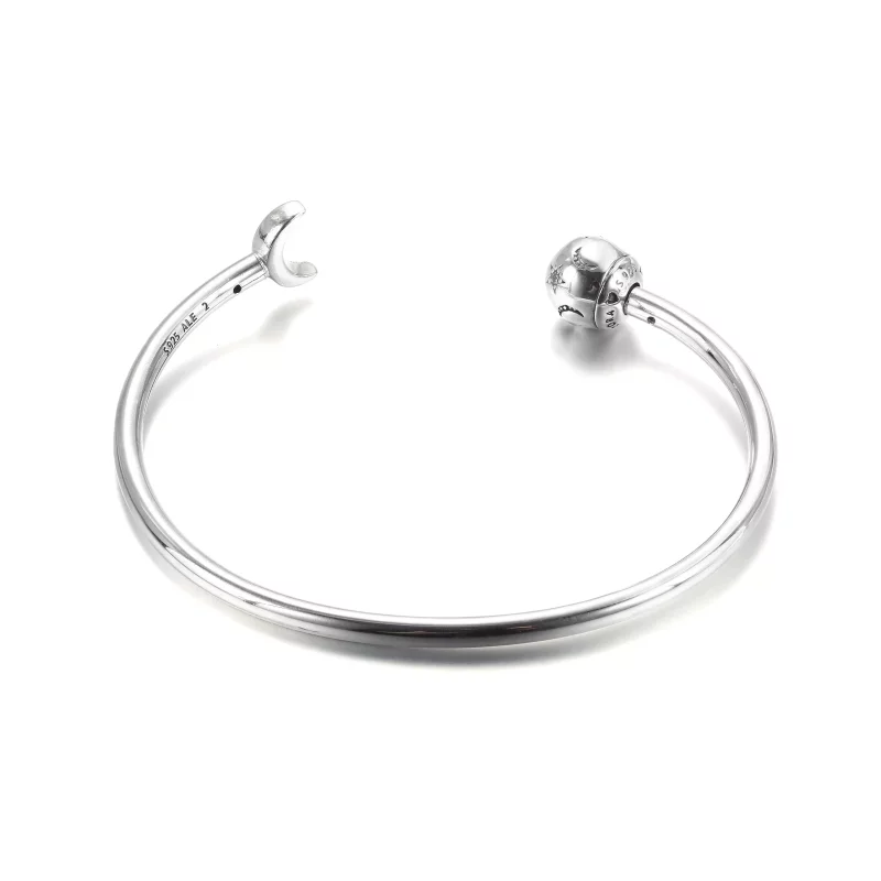 (afbeelding voor) PANDORA Maan & Sterren Open Bangle - 599120C01 - Bekijken 3