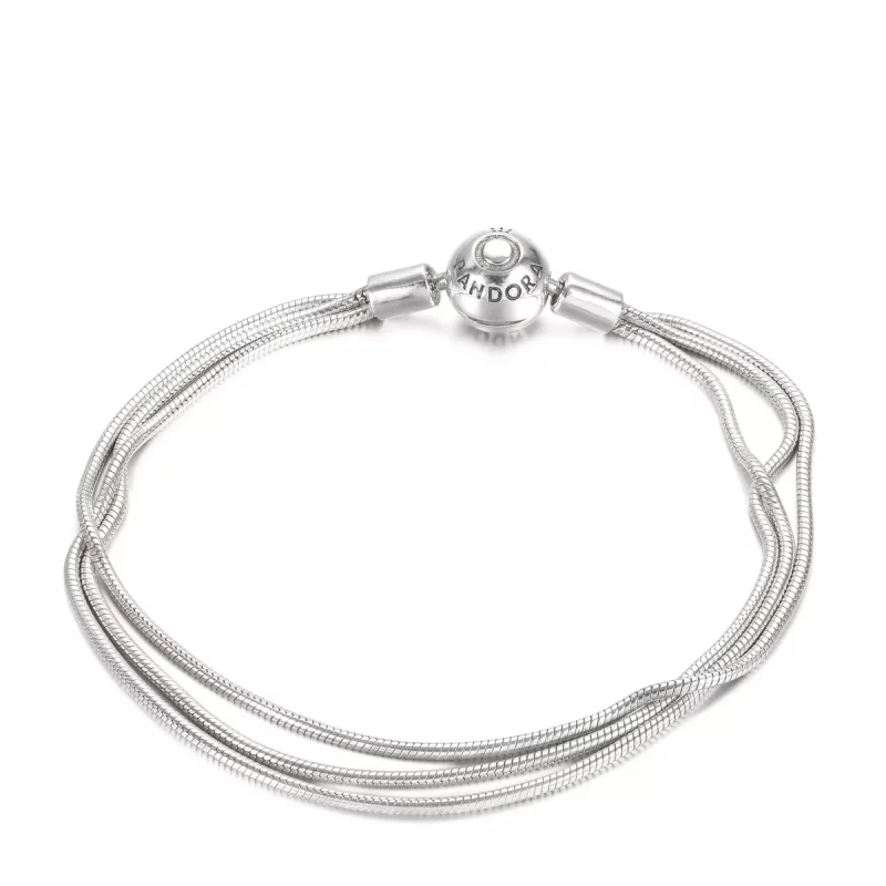 (afbeelding voor) Pandora Moments Multi Snake Chain Bracelet - 599338C00 - Bekijken 2